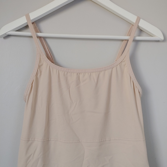 MAIDENFORM Flexees Long Length Shapewear Camisole Tank Top Size XL Beige - Picture 6 of 12